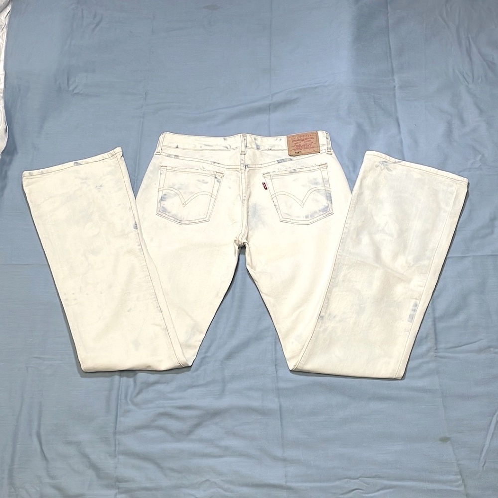 Levi’s 518 Super Low Bootcut Vintage Jeans 7 L - Picture 6 of 16